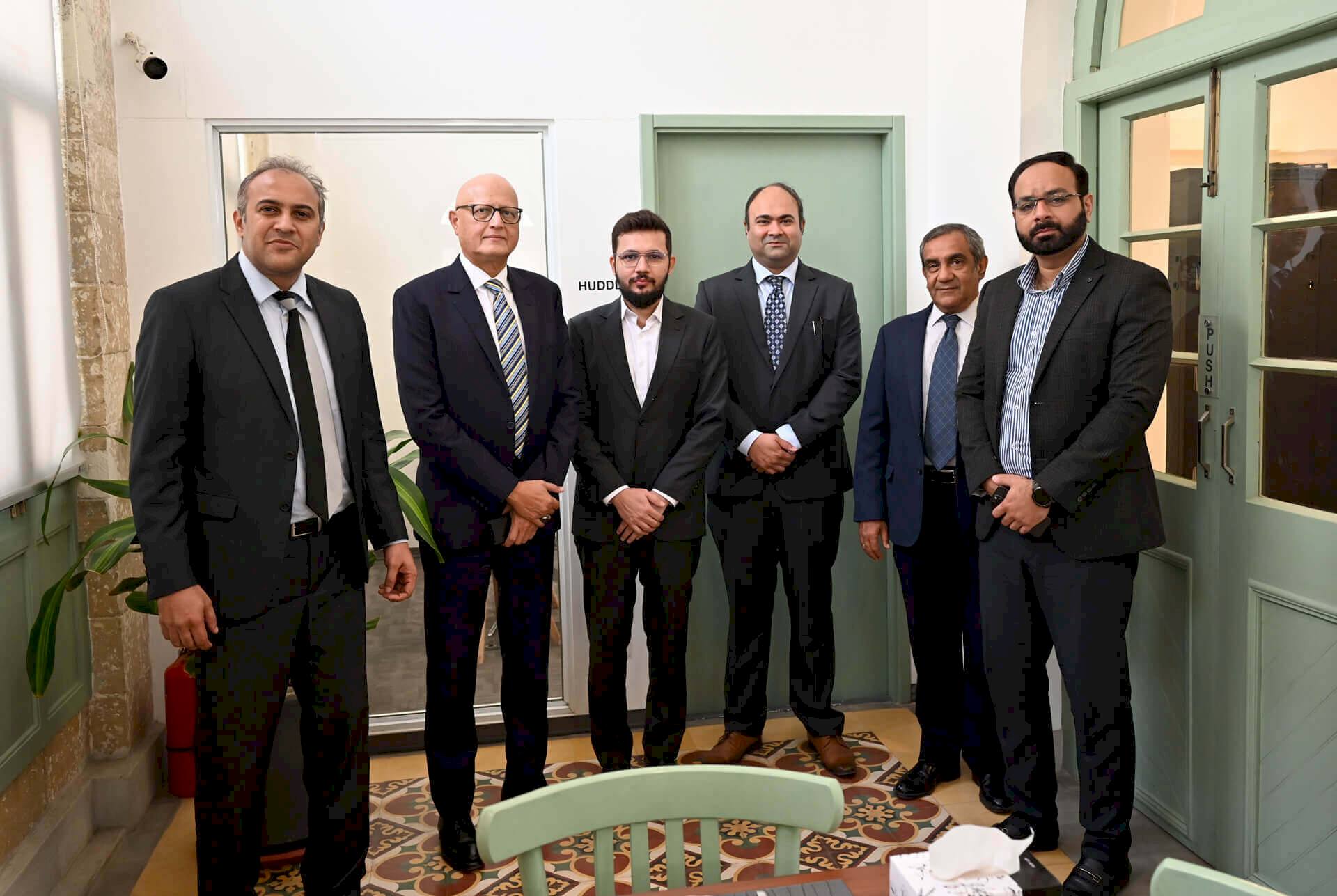 Executives from Habib Insurance and Prima Consulting stand together during a historic partnership agreement to implement Delta IFRS 17 software, marking a significant step towards financial transparency and regulatory compliance in Pakistan’s insurance sector. The collaboration aims to enhance Habib Insurance’s market presence and equip it with advanced tech solutions.