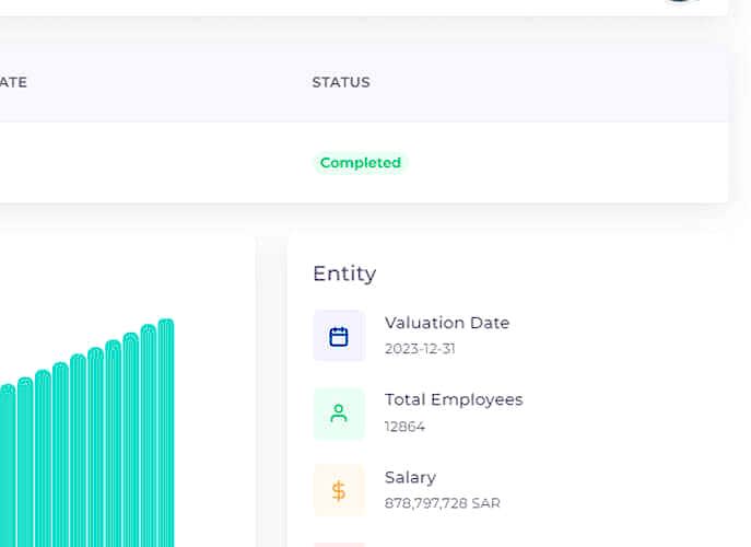 Prima Consulting’s IAS 19 Actuarial Valuation Suite is a powerful tool designed for conducting actuarial valuations of employee benefits, including Gratuity and End of Service Benefits (EOSB), as mandated by IAS 19. The suite offers a complete valuation process, automatically suggesting actuarial assumptions based on demographic profiles and generating instant reports without relying on third-party consultants. Notably, it ensures accurate calculations of defined benefit lumpsum payments while maintaining control over confidential employee data. By streamlining the valuation process and ensuring compliance with IAS 19 requirements, businesses can enhance their financial statements and meet regulatory obligations seamlessly